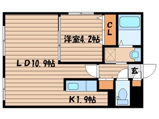 プリエ北３３条の物件間取画像